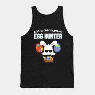 Egg-Xtraordinary Egg Hunter Funny Easter Tank Top